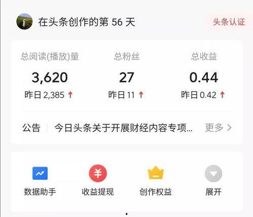头条创作怎么收益的呀,轻松实现内容变现的秘诀